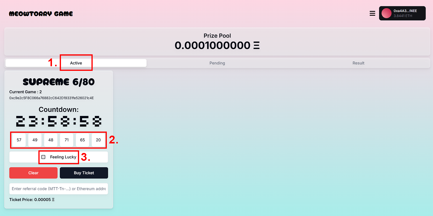 Buy Your Lucky Number