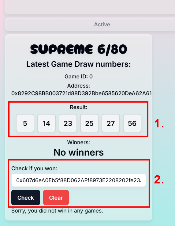 Check Result